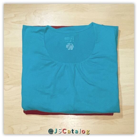 Merona 3/4 Sleeves Crew Neck Cotton Basic Tee - S - Picture 3 of 3